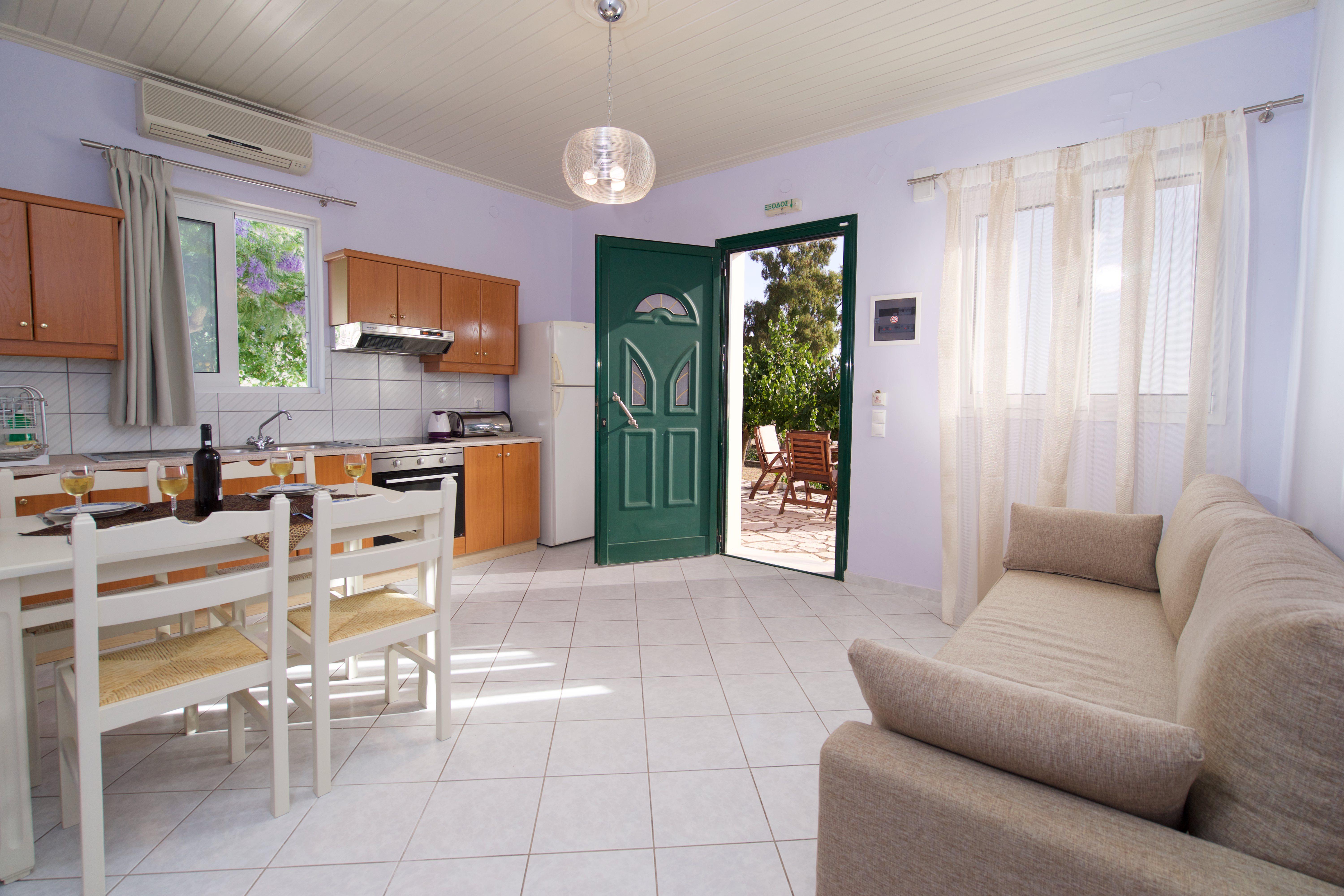 Studios Vrionis Panoramic Sunset Mesovounia  Exteriér fotografie